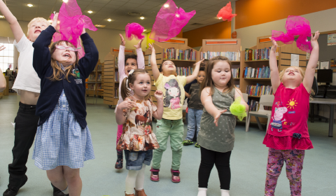 Image of children playing at Central Library